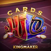 Cards Hi Lo cards game icon on Kuya King